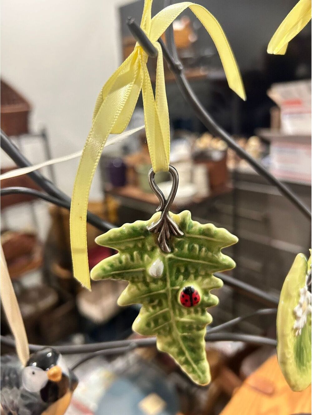 Longaberger Collectors club ornament Fern leaf